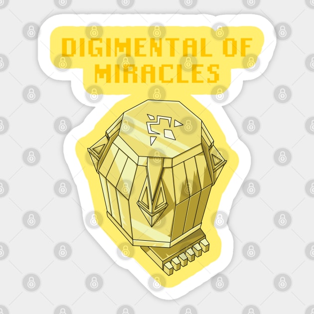 Digimental of Miracles Sticker by Decokun